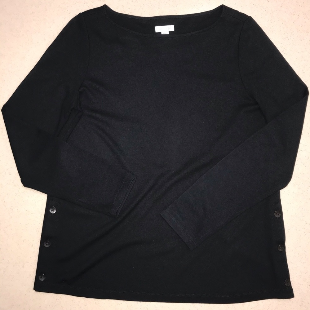 J. Jill Ponte Top Black